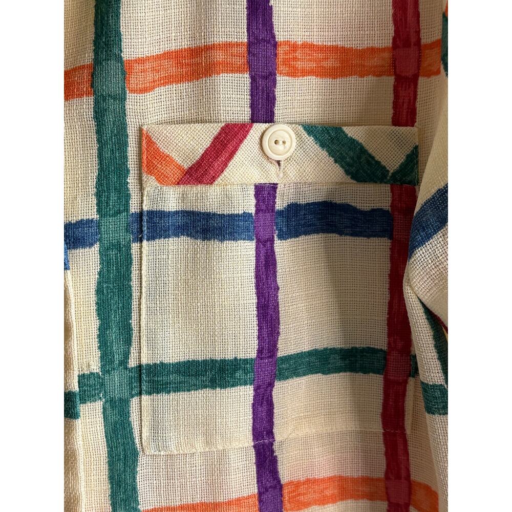 Patchington Vintage Button Down Blouse Womens Col… - image 3